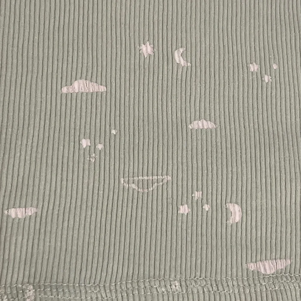 Carters Girls 24m Pajama Set Long Sleeve Top Pants Light Green‎ Thermal